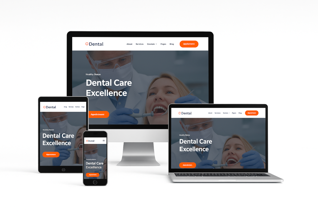 Zahnarzt Website Layout Version 2